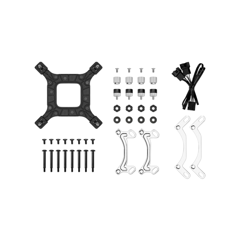 AIO Liquid Cooling Deepcool "LE240 V2" (<31.6dBA, 500-2100RPM, 75.89CFM, 2x120mm, 2500-3400 RPM, ARGB