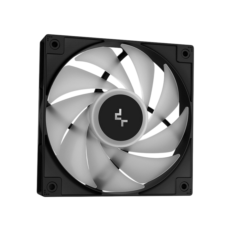 AIO Liquid Cooling Deepcool "LE240 V2" (<31.6dBA, 500-2100RPM, 75.89CFM, 2x120mm, 2500-3400 RPM, ARGB