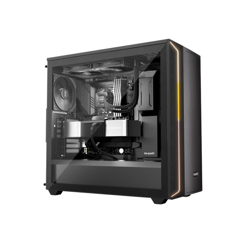 Система жидкостного охлаждения "все в одном" — тишина! "Pure Loop 3 240 мм" (15,4–35,2 дБ, 2 x 120 мм, ШИМ, 2100 об/мин, 59,6 куб. футов в минуту, насос: