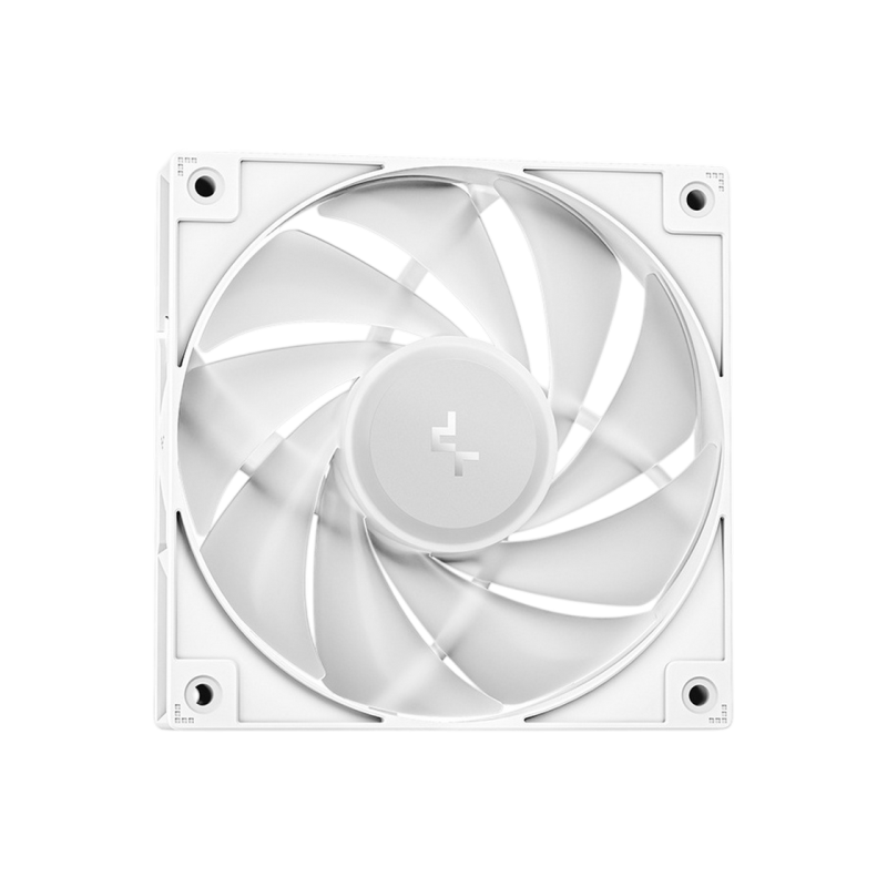 AIO Liquid Cooling Deepcool "LE240 WH V2" (<31.6dBA, 500-2100RPM, 75.89CFM, 2x120mm, 2500-3400 RPM,