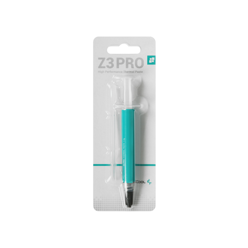 Thermal Paste Deepcool Z3 PRO (1.5g, 4 W/(m·K), 2.3g/cm³, -50°C to +220°C, Silver based thermal-grease in syringe
