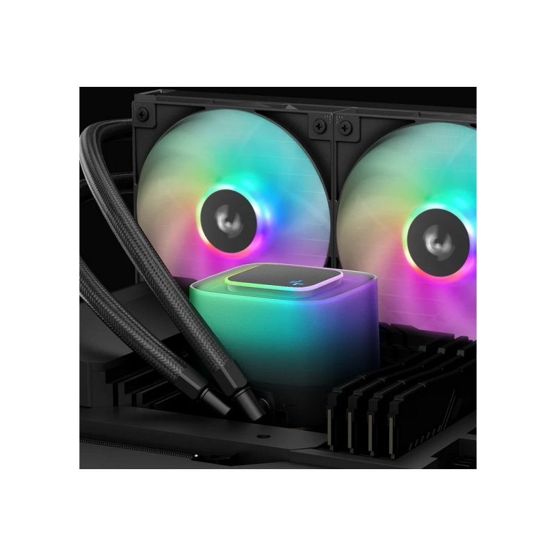 AIO Liquid Cooling Deepcool "LE360 V2" (<31.6dBA, 500-2100RPM, 75.89CFM, 3x120mm, 2500-3400RPM, ARGB,