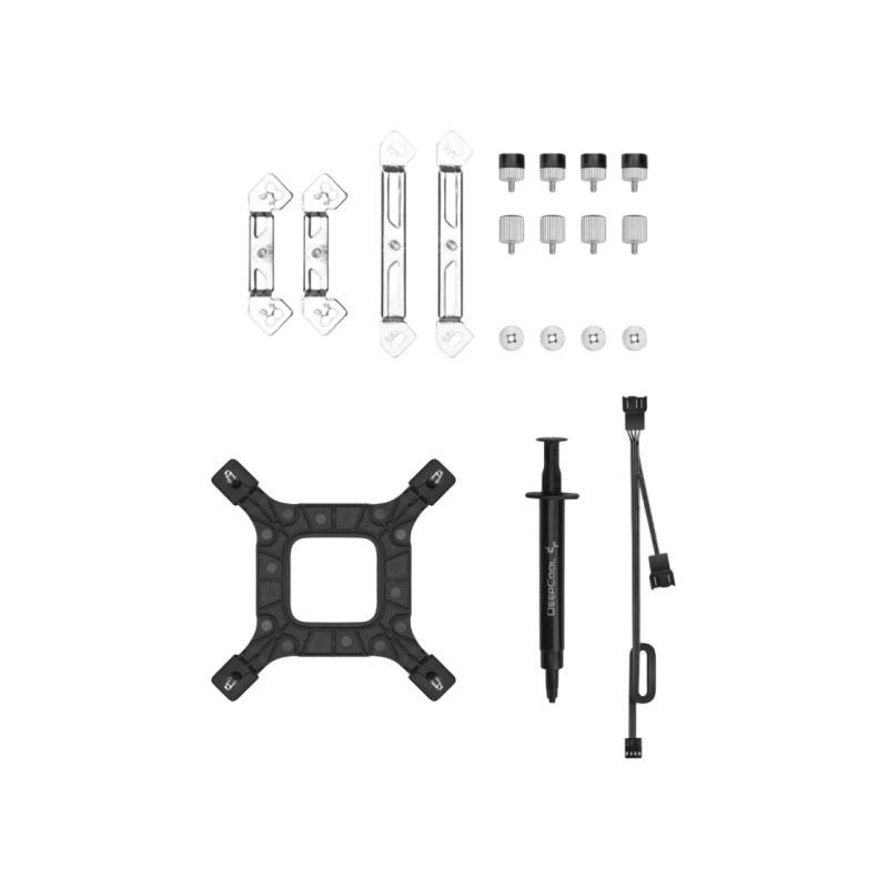 AC Deepcool "AK500S DIGITAL SE" (≤28dB, 500-1850RPM, 68.99 CFM, 120mm, ARGB, 5x6mm, Display, 904g.) Black