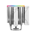 AC Deepcool "AK620 DIGITAL WH" (≤28 dB, 500-1850RPM, 68.99 CFM, 2x120mm, ARGB, 260W, 6x6mm, Display,