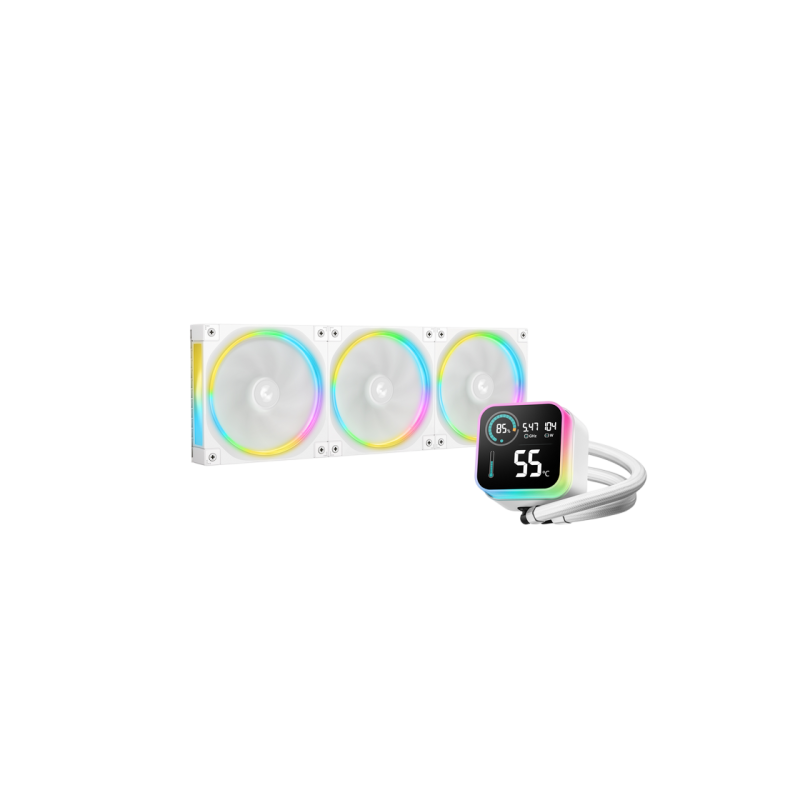 Кулер для процессора Deepcool LQ360 Ultra ARGB, White