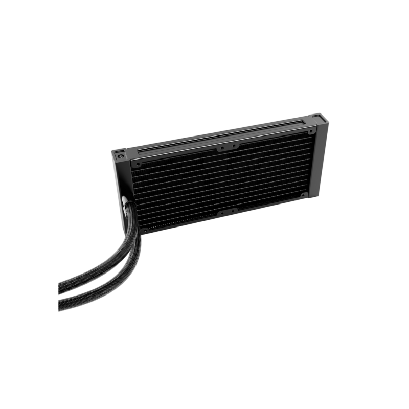 Система жидкостного охлаждения "все в одном" — тишина! "Pure Loop 3 240 мм" (15,4–35,2 дБ, 2 x 120 мм, ШИМ, 2100 об/мин, 59,6 куб. футов в минуту, насос: