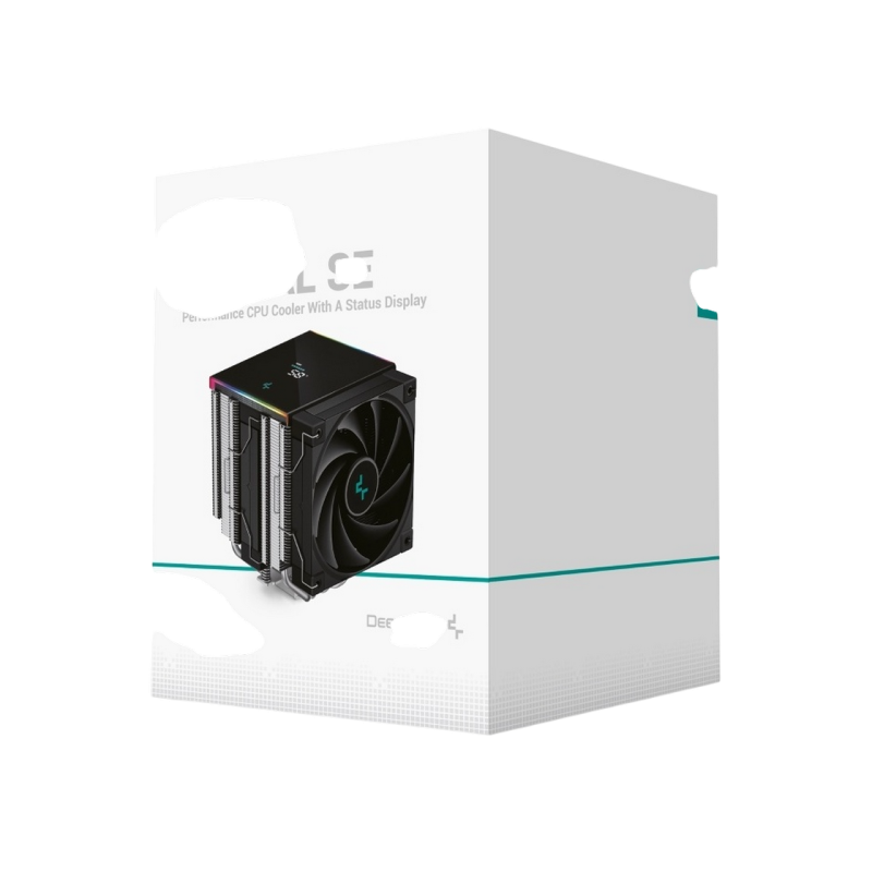 AC Deepcool "AK500S DIGITAL SE" (≤28dB, 500-1850RPM, 68.99 CFM, 120mm, ARGB, 5x6mm, Display, 904g.) Black