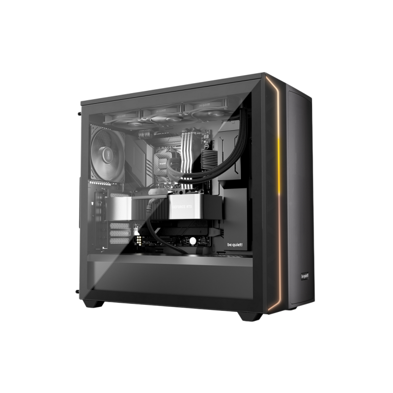 Система жидкостного охлаждения "все в одном" — тихая работа! "Pure Loop 3 360 мм" (15,4–37,2 дБ, 3 x 120 мм, ШИМ, 2100 об/мин, 59,6 куб. футов в минуту, насос: