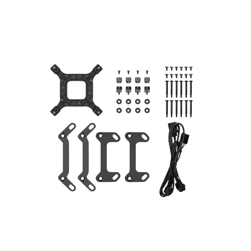 AIO Liquid Cooling Deepcool "LQ360 ARGB" (<38.71dBA, 600-2400RPM, 72.04CFM, 3x120mm, ARGB, 1840g