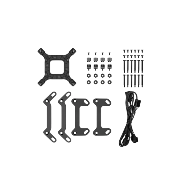 Система жидкостного охлаждения AIO Deepcool "LQ360 ULTRA ARGB" (<32 дБА, 500-2150 об/мин, 55 CFM, 3x120 мм, 3400 об/мин, ARGB),