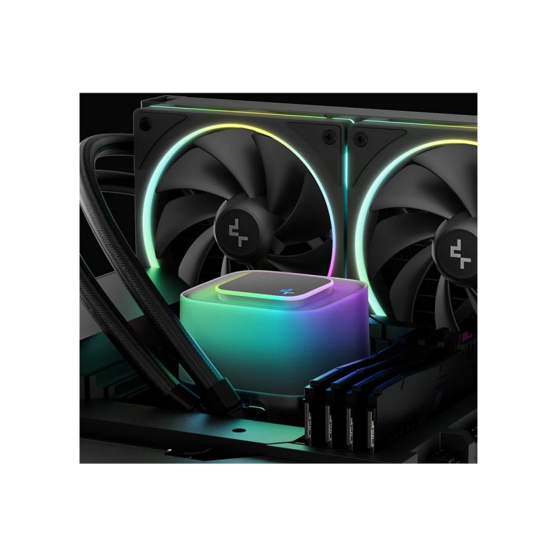 AIO Liquid Cooling Deepcool "LE360 PRO" (<36.07dBA, 400-2400RPM, 66.23CFM, 3x120mm, 2500-3400RPM, ARGB