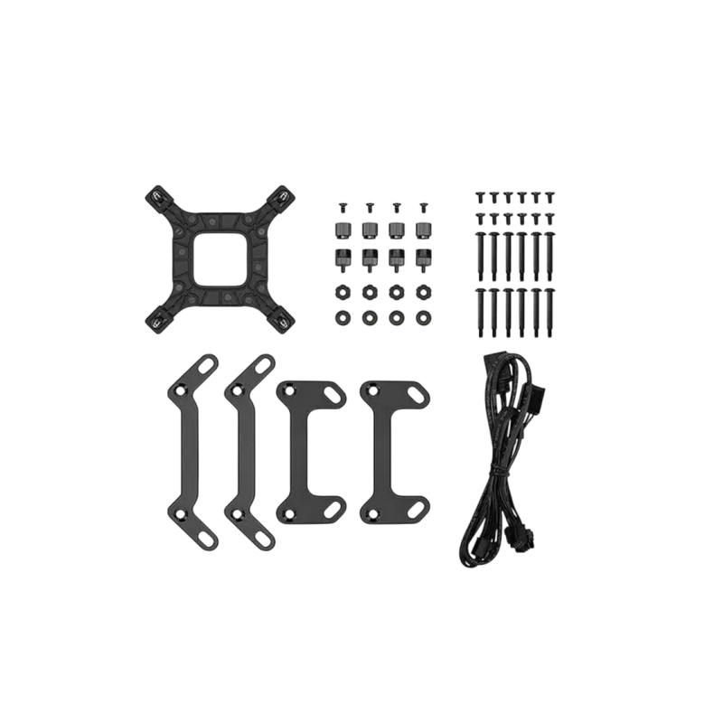 AIO Liquid Cooling Deepcool "LM360" (<38.71dBA, 600-2400RPM, 72.04CFM, 3x120mm, 340RPM, ARGB, 2.4"