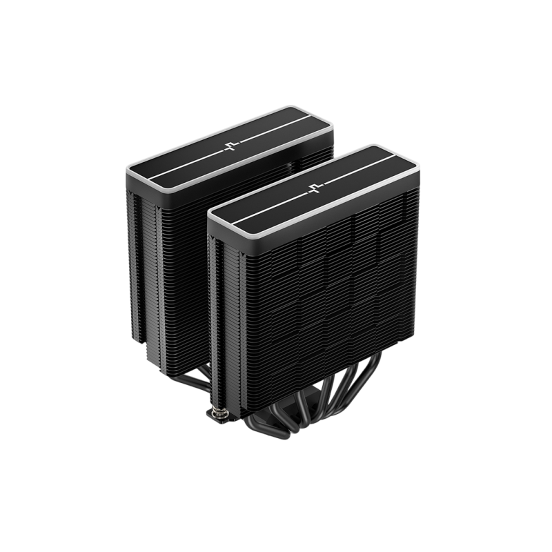 AC Deepcool "AG620 BK ARGB V2" (≤29.4 dB, 300-1950RPM, 67.88 CFM, 2x120mm, ARGB, 6x6mm, 1330g