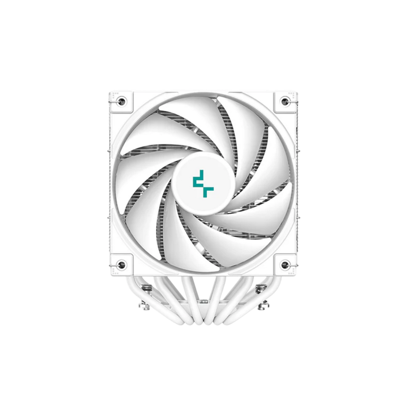 AC Deepcool "AK620 DIGITAL WH" (≤28 dB, 500-1850RPM, 68.99 CFM, 2x120mm, ARGB, 260W, 6x6mm, Display,