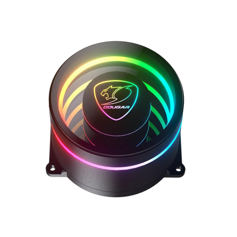 AIO Liquid Cooling Cougar "Poseidon Elite ARGB 360" (≤33.5 dB(A), 62.53 CFM,3x120mm,ARGB,2200g) Black