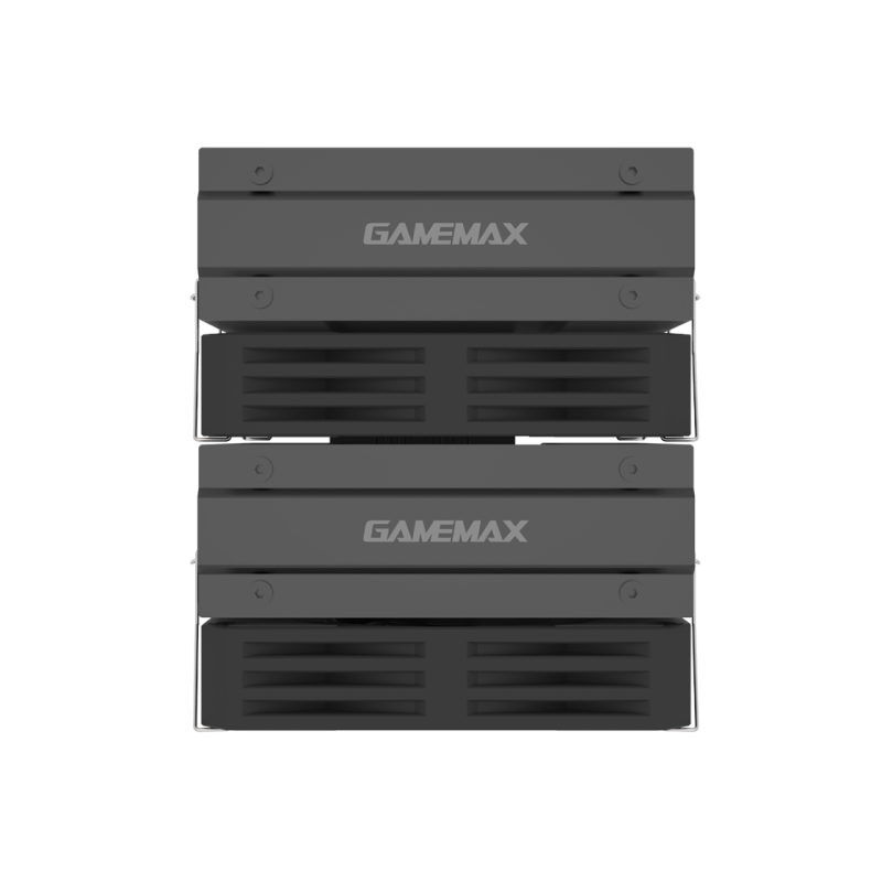Кулер для процессора Gamemax TWIN600 BK, Black