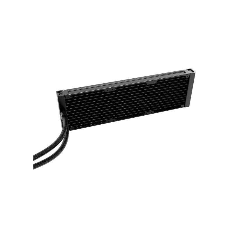 Система жидкостного охлаждения "все в одном" — тихая работа! "Pure Loop 3 360 мм" (15,4–37,2 дБ, 3 x 120 мм, ШИМ, 2100 об/мин, 59,6 куб. футов в минуту, насос: