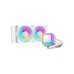 AIO Liquid Cooling Deepcool "LE240 WH V2" (<31.6dBA, 500-2100RPM, 75.89CFM, 2x120mm, 2500-3400 RPM,
