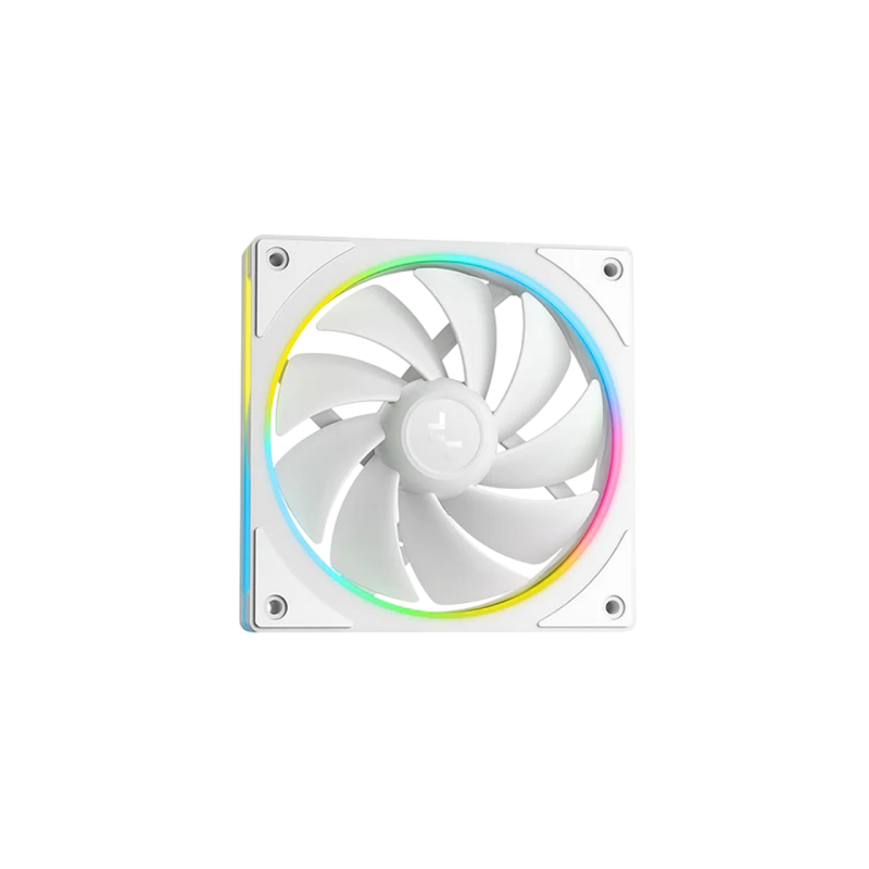 AIO Liquid Cooling Deepcool "LE240 PRO WH" (<36.07dBA, 400-2400RPM, 66.23CFM, 2x120mm, 2500-3400 RPM,