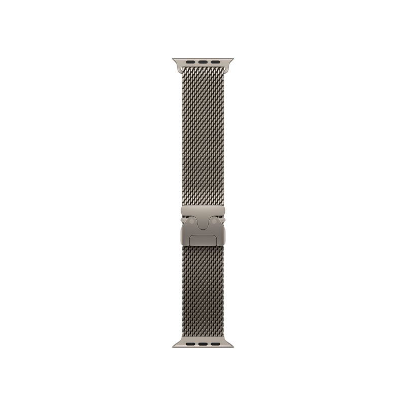 Apple Watch Ultra 2 GPS + Cellular, корпус 49 мм из натурального титана с миланским браслетом из натурального титана — средний размер, MX5R3