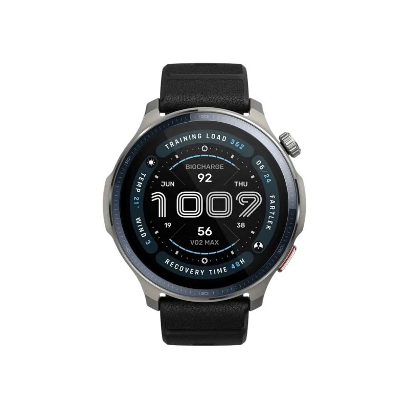 Xiaomi Amazfit Balance 2, Silver (Black Silicone Strap