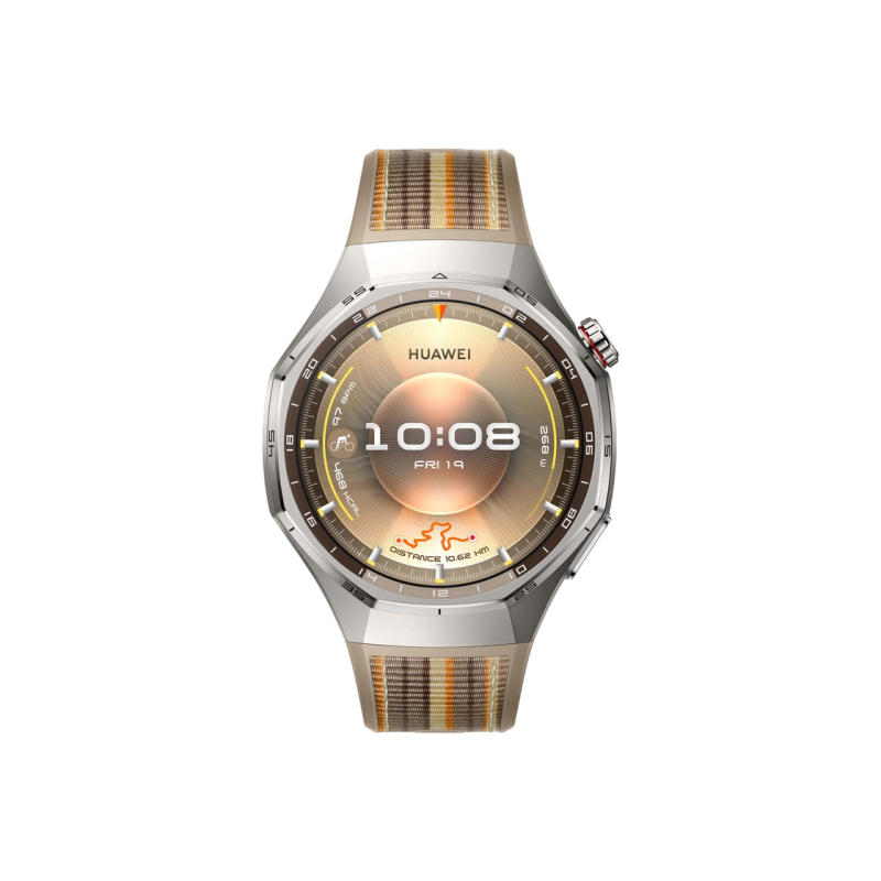 Huawei Watch GT 6 Pro 46mm Brown with Brown Composite Woven Strap