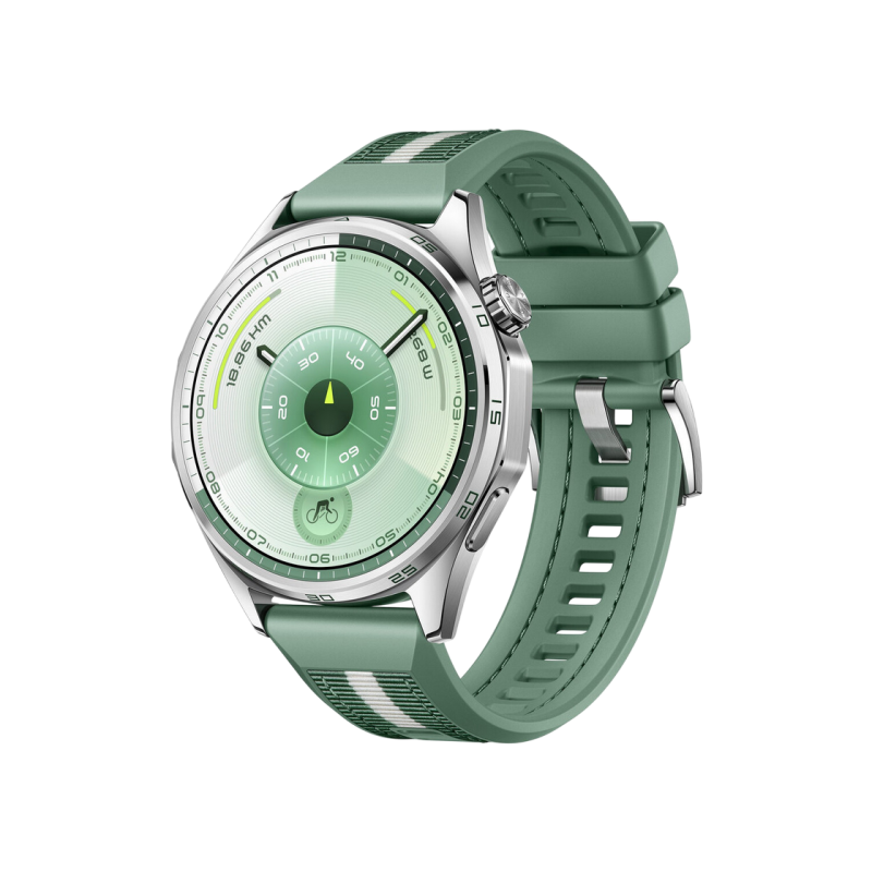 Huawei Watch GT 6 46mm Green with Green Composite Woven Strap