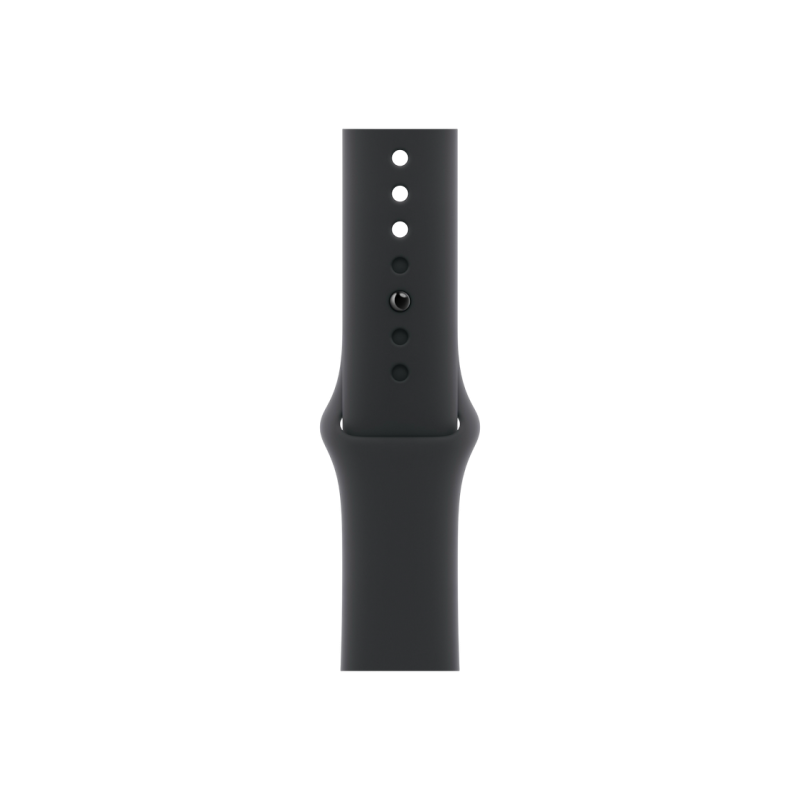 Apple Watch Series 11 GPS, 46mm Space Gray Aluminium Case with Black Sport Band - M/L, MEV44