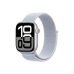 Умные часы Apple Watch Series 10 GPS, 42mm Silver, Aluminium Case with Blue Cloud Sport Loop, MWWD3