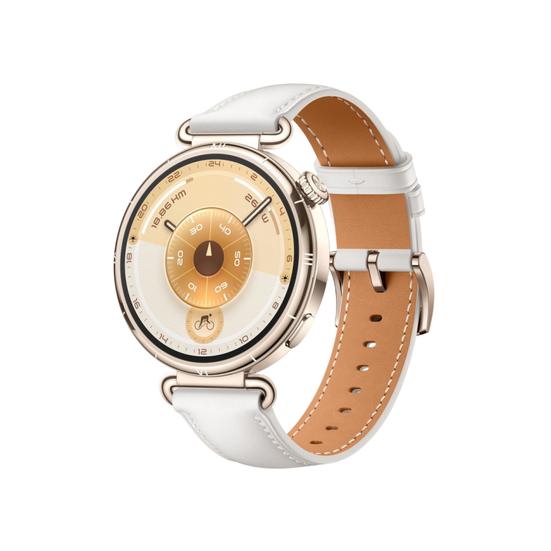 Huawei Watch GT 6 41mm White with White Composite Leather Strap