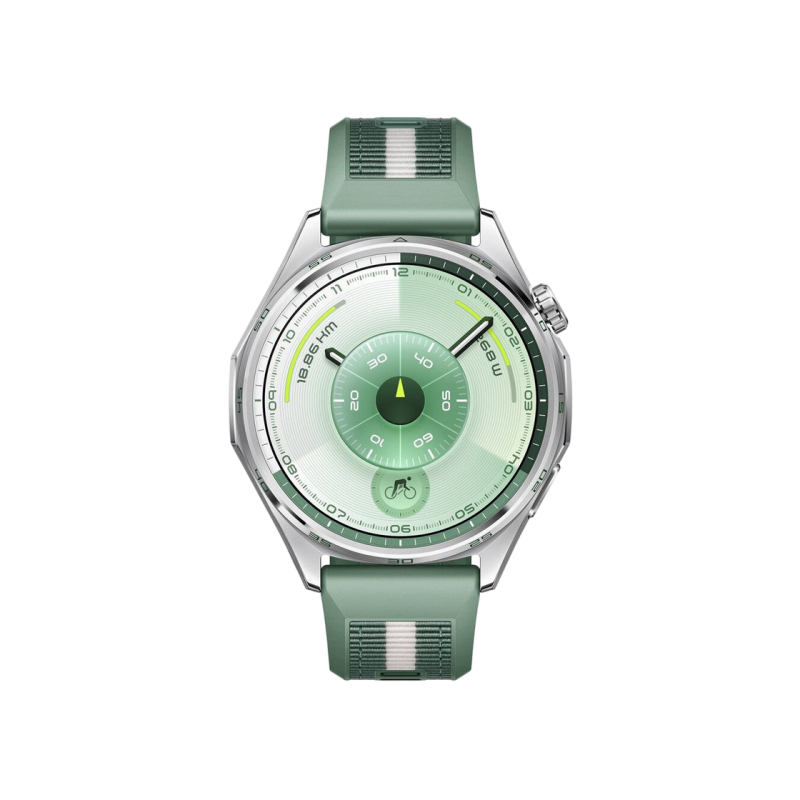 Huawei Watch GT 6 46mm Green with Green Composite Woven Strap