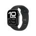 Умные часы Apple Watch Series 10 GPS, 46mm Jet Black, Aluminium Case with Black Sport Band - M/L, MWWQ3