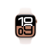 Умные часы Apple Watch Series 10 GPS, 46mm Rose Gold, Aluminium Case with Light Blush Sport Band - M/L, MWWU3