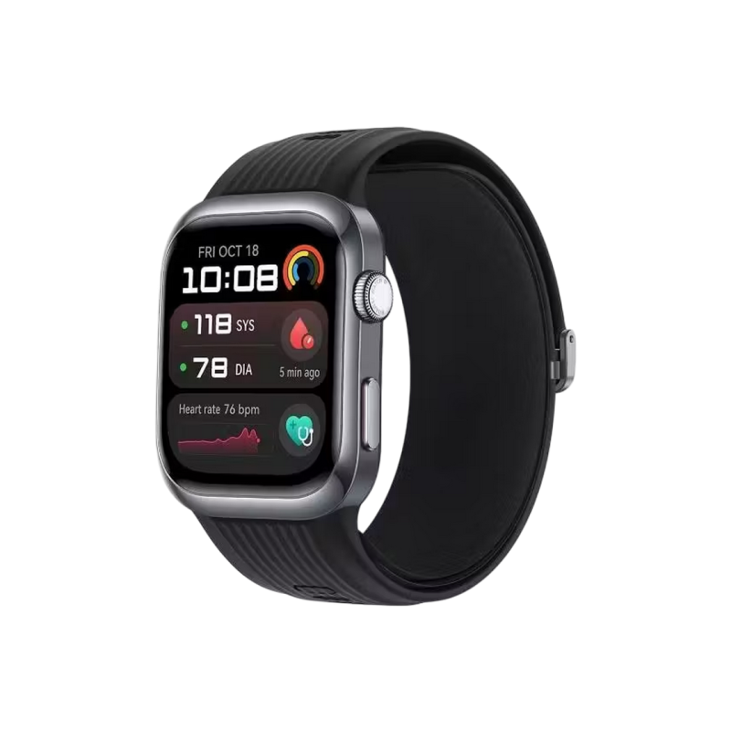 Huawei Watch D2 Black Aluminum Alloy Case with Black Fluoroelastomer Strap
