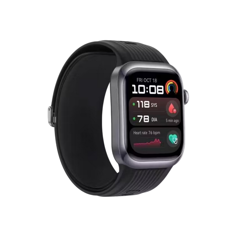 Huawei Watch D2 Black Aluminum Alloy Case with Black Fluoroelastomer Strap