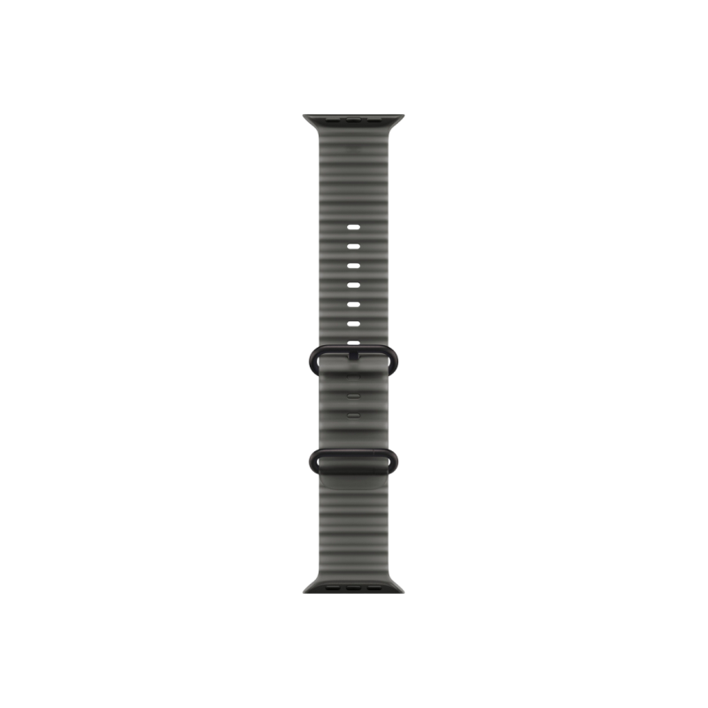 Apple Watch Ultra 4 GPS + Cellular, 49mm Black Titanium Case with Translucent Black Ocean Band MJAY4
