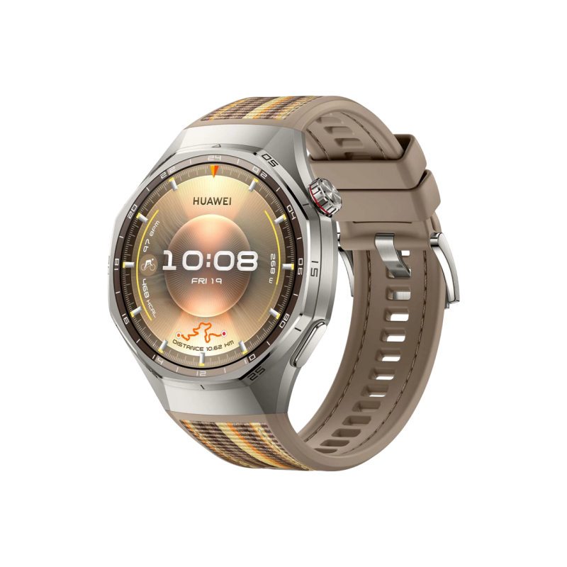 Huawei Watch GT 6 Pro 46mm Brown with Brown Composite Woven Strap