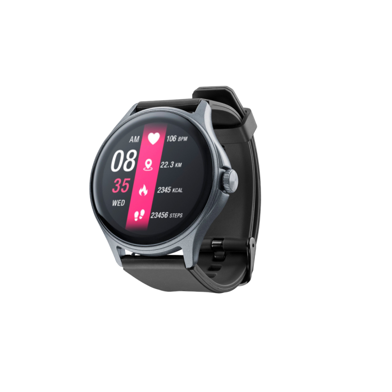Cellularline Smart Watch Ion Pro Round, Black
