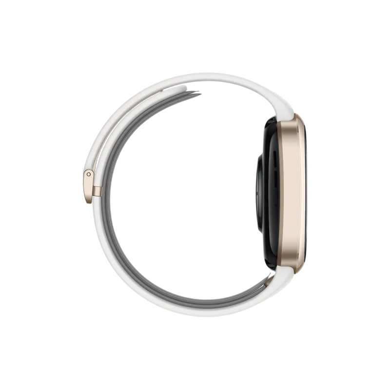 Huawei Watch D2 Gold Aluminum Alloy Case with White Composite Leather Strap