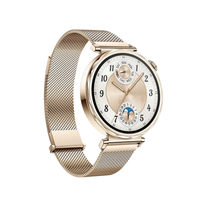 HUAWEI WATCH GT 5 41mm, Gold with Gold Milanese Strap