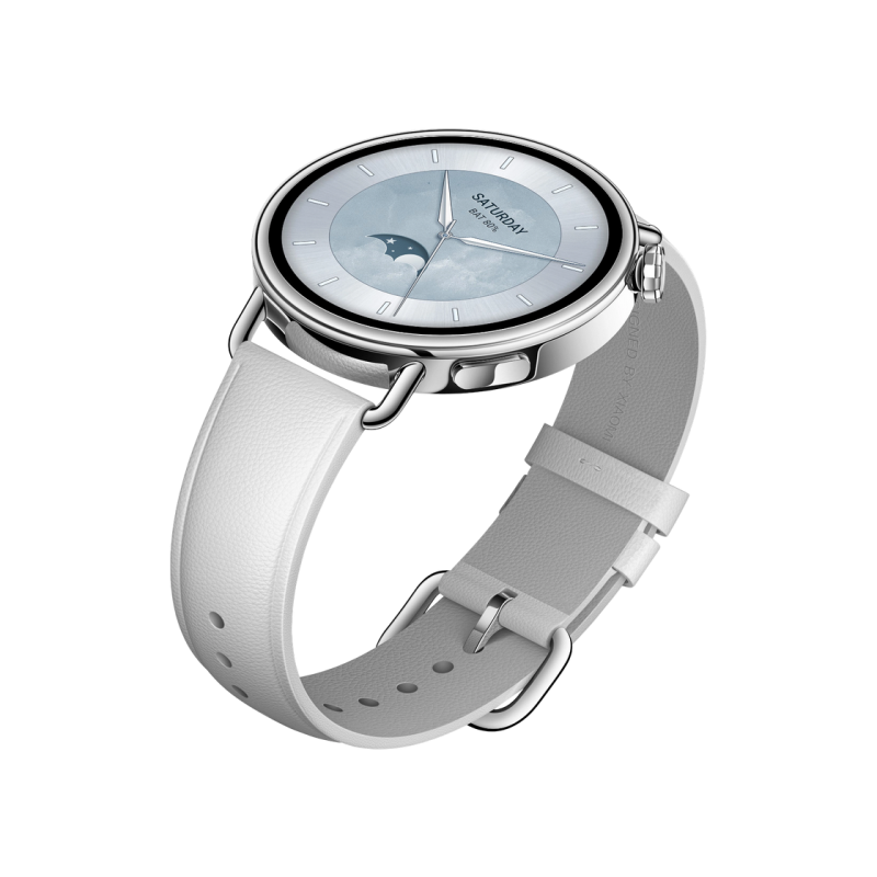 Xiaomi Watch S4 41mm Leather Strap, White
