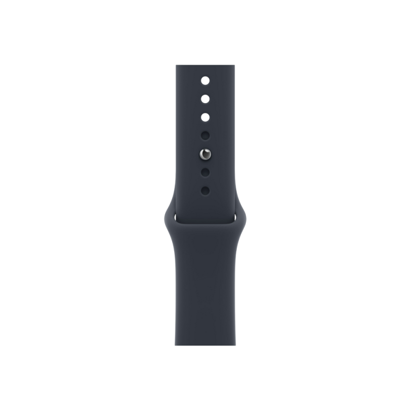 Apple Watch Series 12 GPS, 46mm Space Grey Aluminium Case with Navy Blue Sport Band - M/L MJEJ4