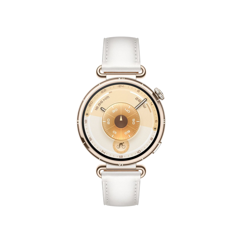 Huawei Watch GT 6 41mm White with White Composite Leather Strap