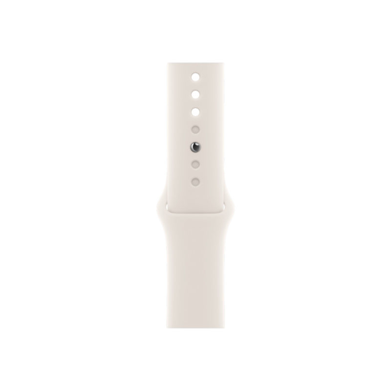 Apple Watch SE 3 44mm Aluminum Case with Starlight Sport Band - S/M MEHG4 GPS, Starlight