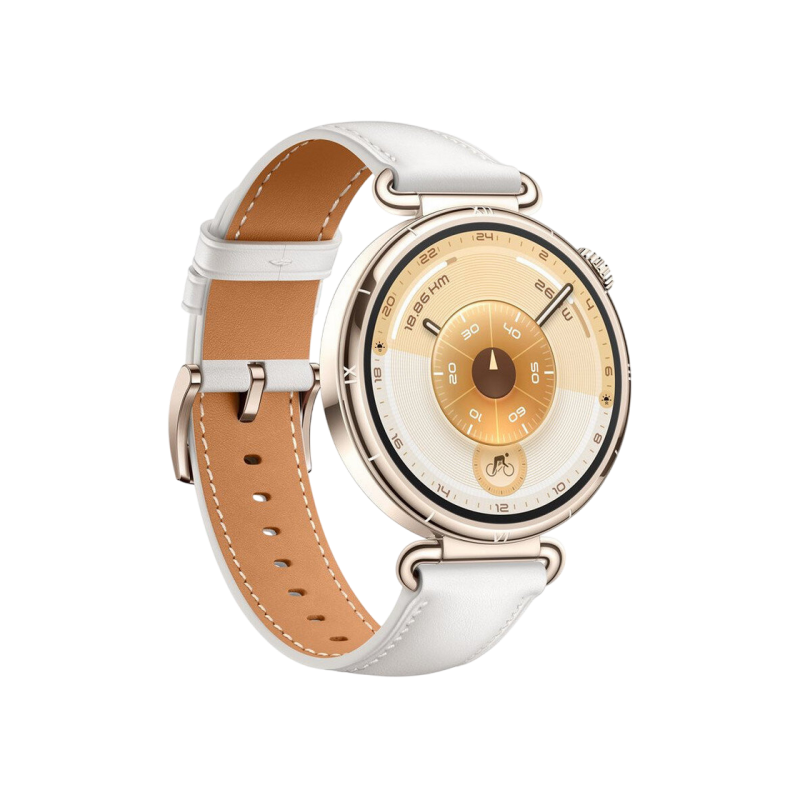 Huawei Watch GT 6 41mm White with White Composite Leather Strap