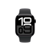 Умные часы Apple Watch Series 10 GPS, 42mm Jet Black, Aluminium Case with Black Sport Band - S/M, MWWE3
