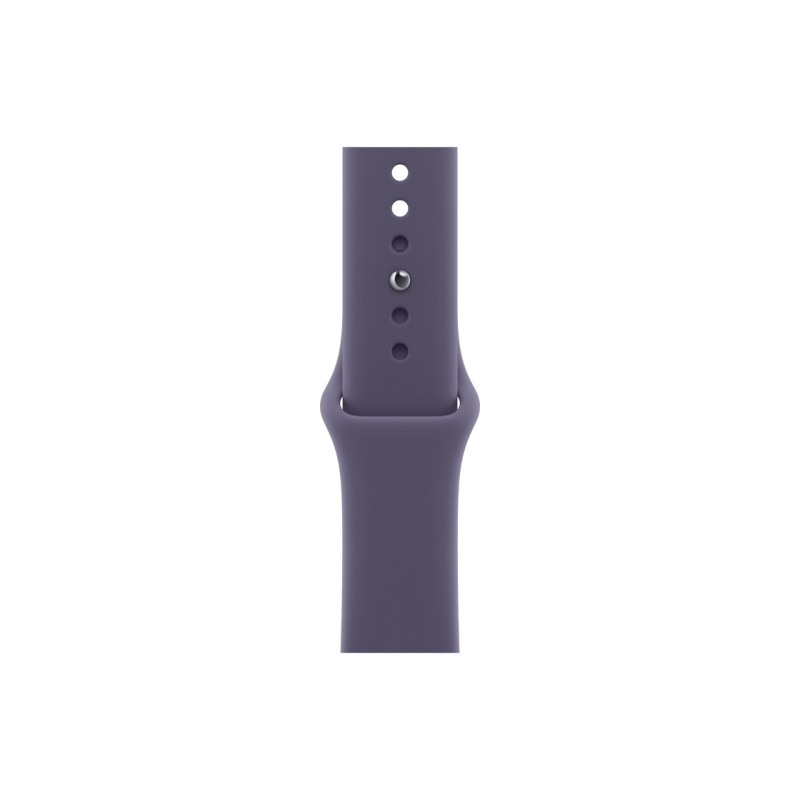 Apple Watch Series 11 GPS, 42mm Silver Aluminium Case with Purple Fog Sport Band - S/M, MEU64