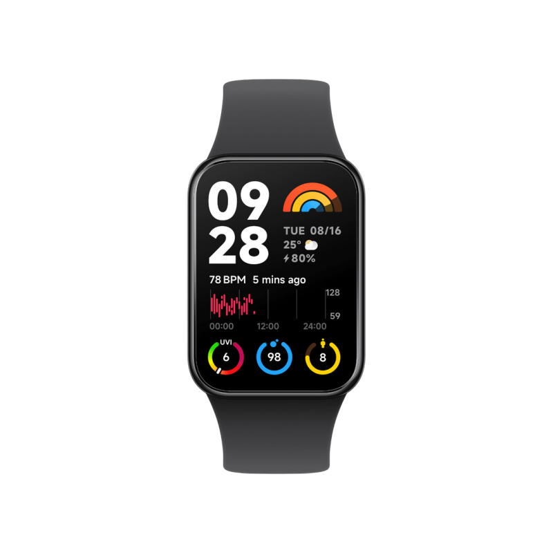 Фитнес-браслет Xiaomi Miband 8 Pro, Black