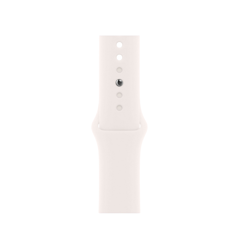 Apple Watch Series 11 GPS, 42mm Rose Gold Aluminium Case with Light Blush Sport Band - S/M, MEU04