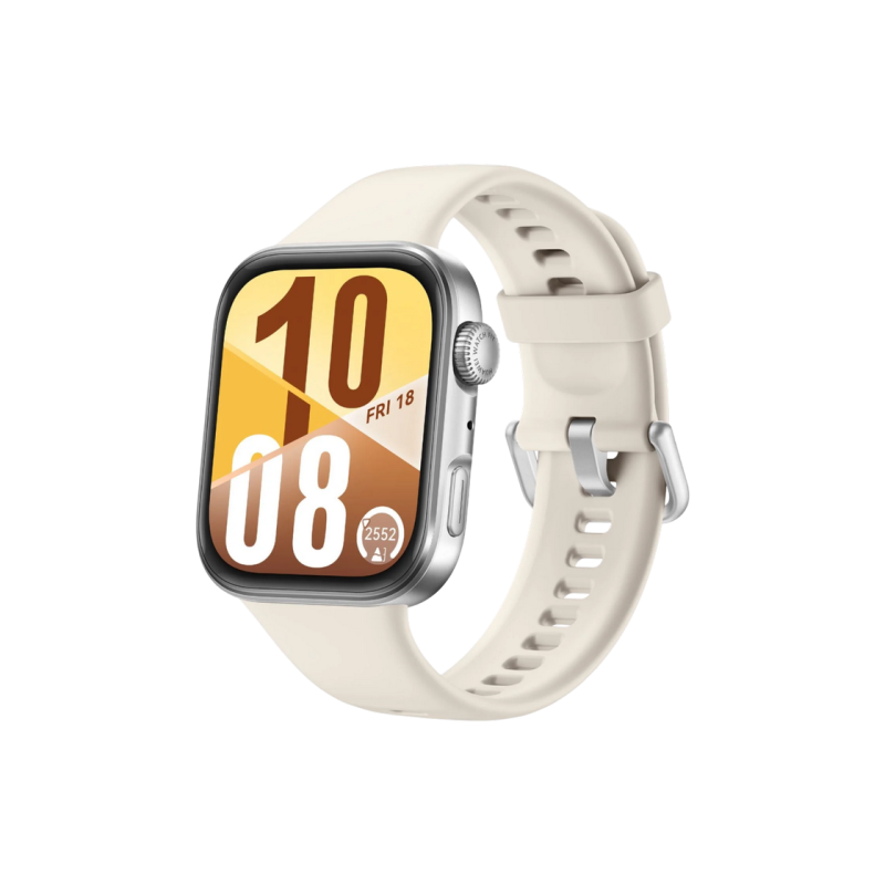 Huawei Watch Fit 4 White with Fluoroelastomer Strap